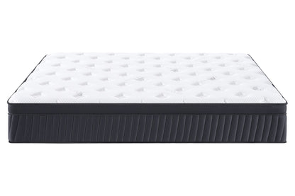 Superking Abbott's pocket spring mattress with Tencel fabric by sue-e furniture, showcasing soft, breathable fabric and plush surface.