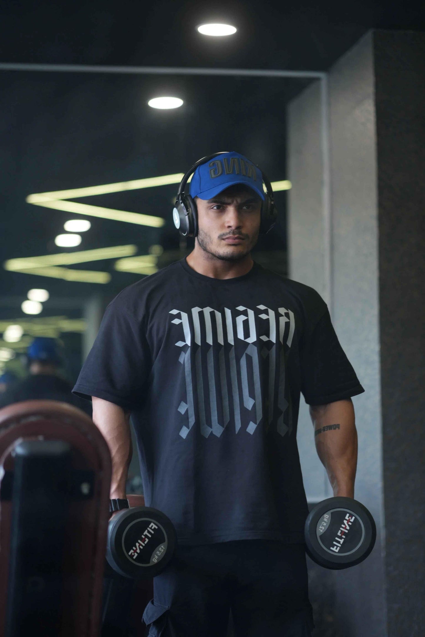 Regime Oversized T-shirts Black