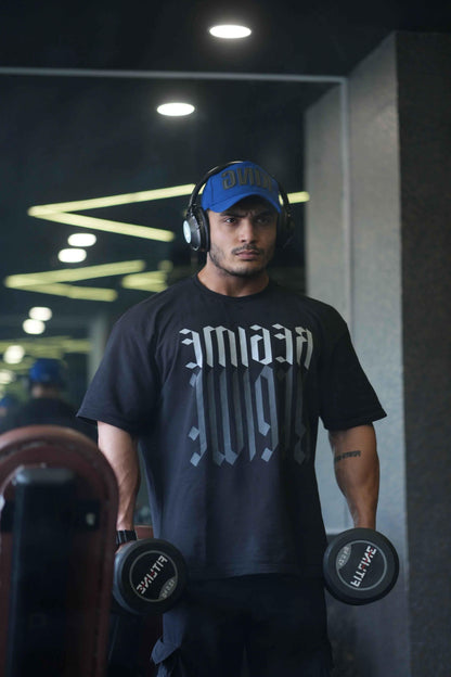 Regime Oversized T-shirts Black