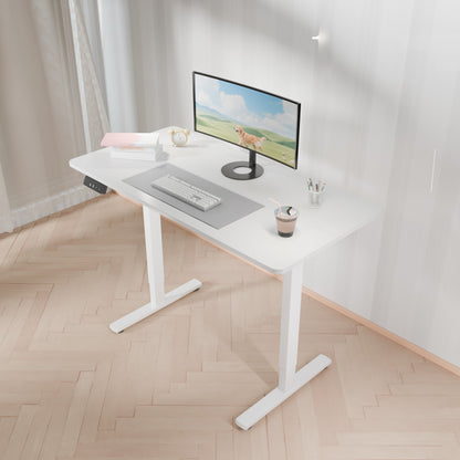 Electra Ergo Single Motor Sit Stand Desk White 1.2m sue-e furniture