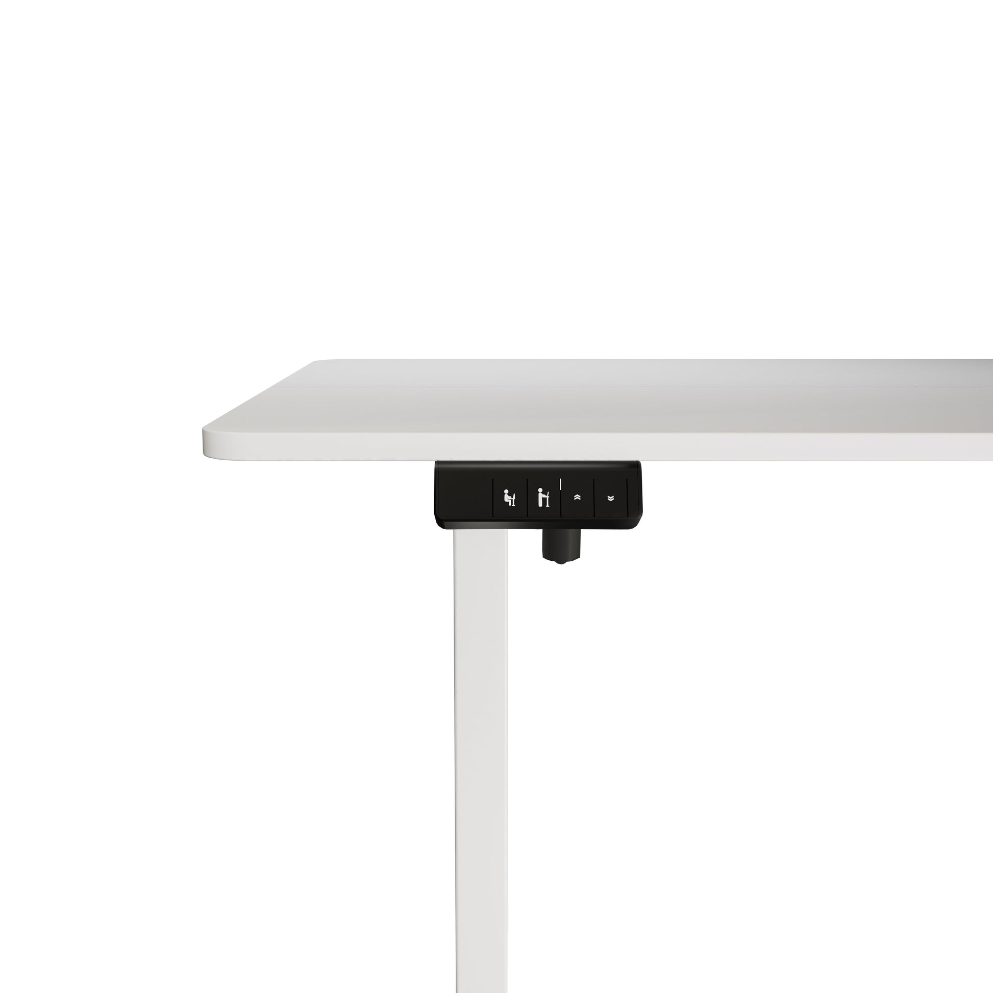 Electra Ergo Single Motor Sit Stand Desk White 1.4m sue-e furniture