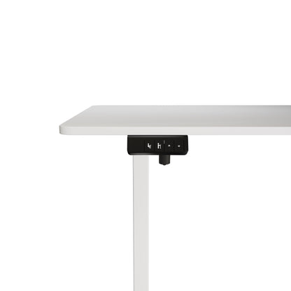 Electra Ergo Single Motor Sit Stand Desk White 1.4m sue-e furniture