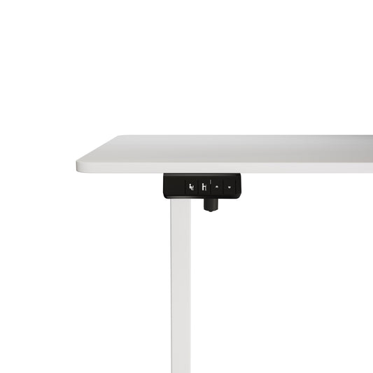 Electra Ergo Single Motor Sit Stand Desk White 1.4m sue-e furniture