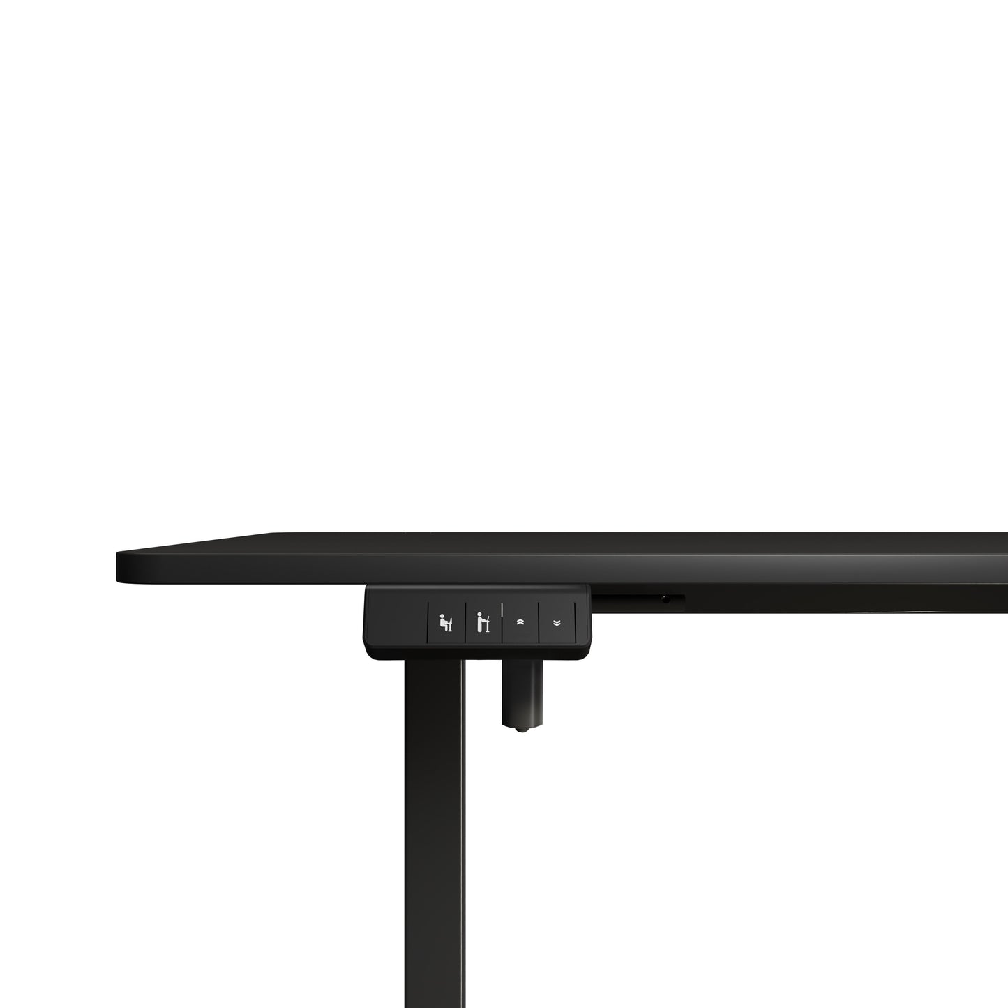 Electra Ergo Single Motor Sit Stand Desk Black 1.2m sue-e furniture