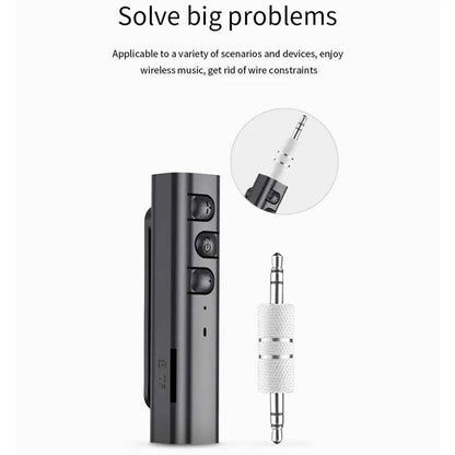 Mini Lavalier Bluetooth MP3 Player - HiFi Sound with Card Slot & AUX Output | Ultra-Compact