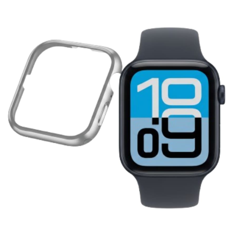 Protective Case for Apple SE (3rd gen) watch (44mm) (Silver) That Watch Shop