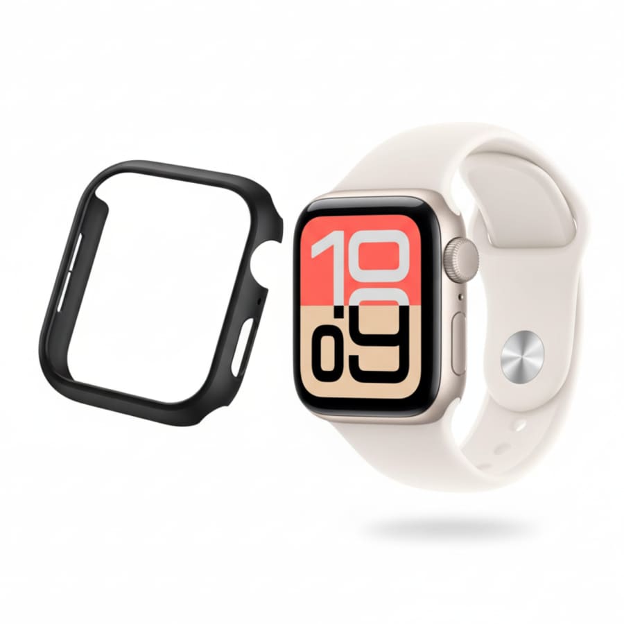Protective Case for Apple SE (3rd gen) watch (40mm) (Black) That Watch Shop