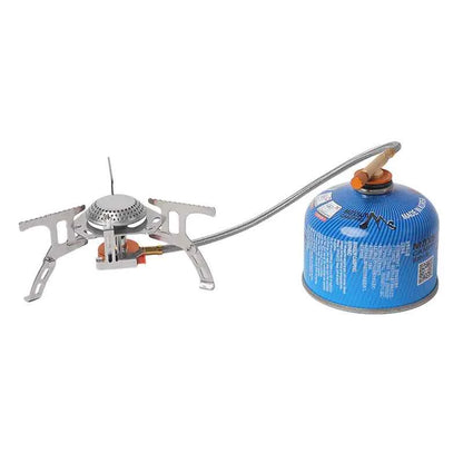 Portable Butane Camping Stove - 3500W Stainless Steel Foldable Burner | Lightweight Outdoor Cooking