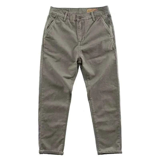 Men's Casual Loose Fit Cotton Cargo Pants - Heavy Duty Work Pants | Spring & Autumn