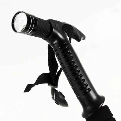 Outdoor Folding Ultra-Light Trekking Poles - 4-Section Aluminum Alloy Hiking Poles 500g | Compact & Portable