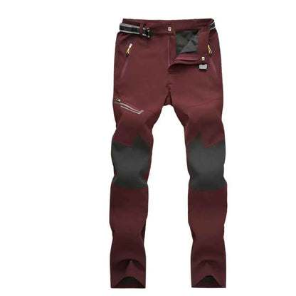 Unisex Waterproof Hiking Pants - Breathable Polyester for Outdoor Adventures | Couples Hiking Gear