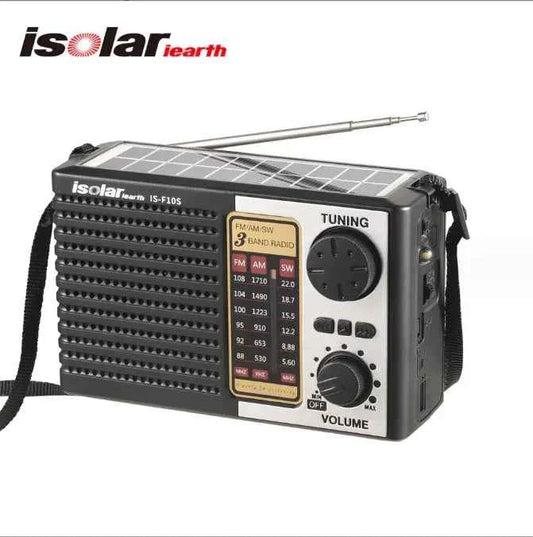 Multi-Function Bluetooth Speaker with LED Flashlight & Emergency Radio