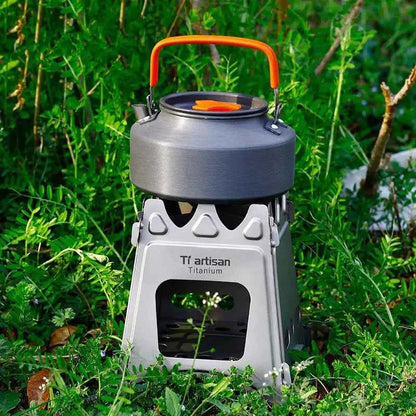 Widesea Portable Camping Wood Stove - Foldable Outdoor Cooking Stove for Camping & Hiking