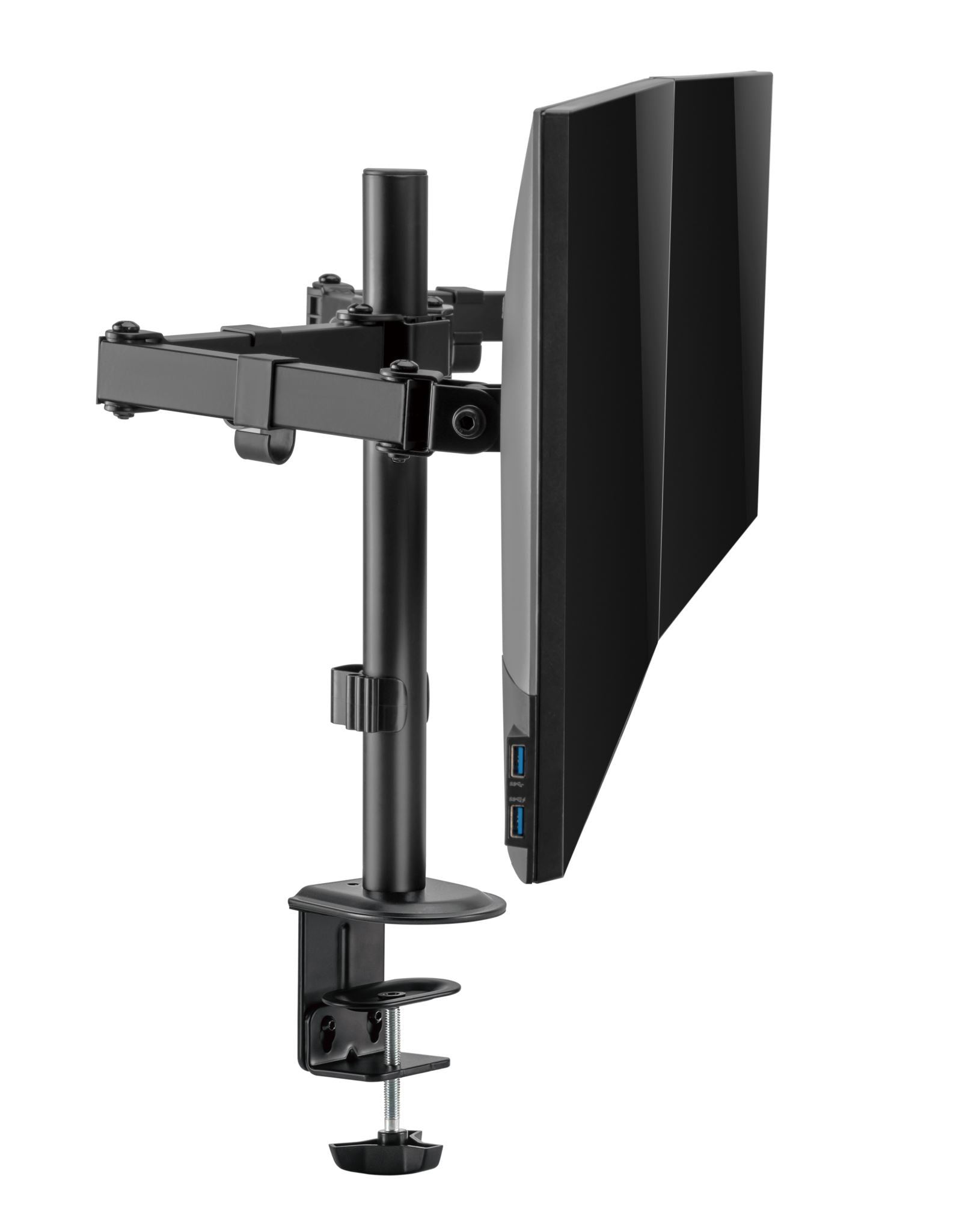 Locktight Dual-Monitor steel articulating mount sue-e furniture