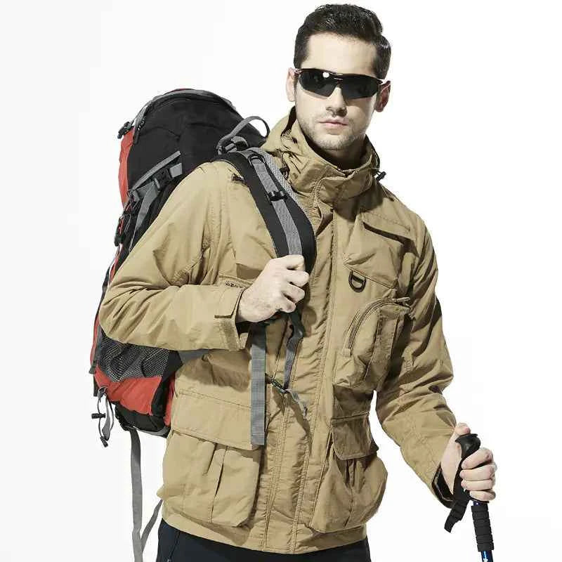 Men's Tactical Jacket with Removable Sleeves (Fall/Winter)