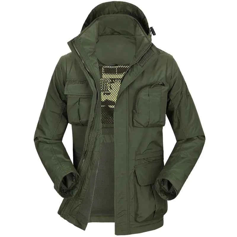 Men's Tactical Jacket with Removable Sleeves (Fall/Winter)