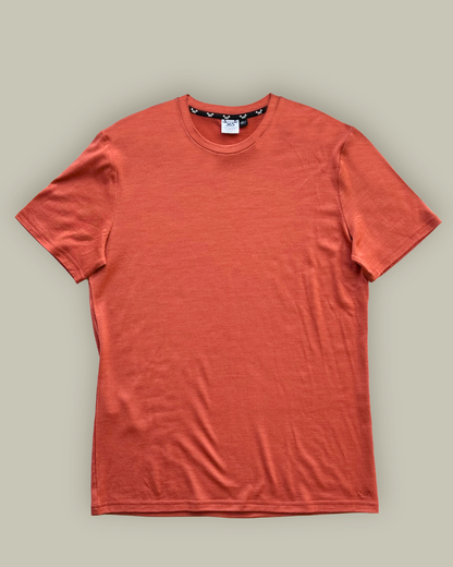 Men's Crew Short Sleeve T-shirt - 100% Merino Wool, Desert Merino 365 NZ