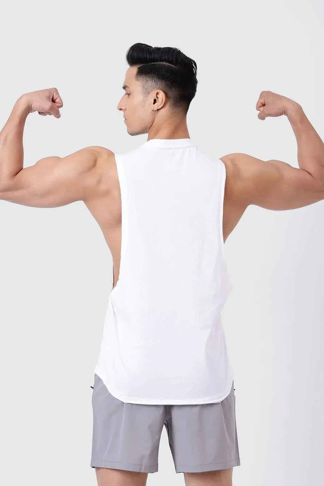 Magnitude Deep Arm Tank White