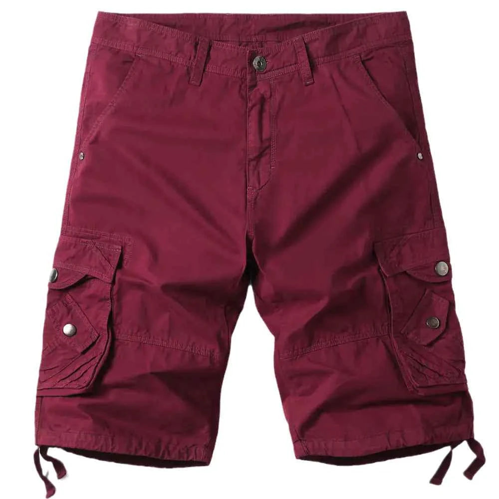Men's Camouflage Multi-pocket Loose Work Shorts