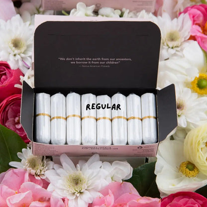 Medium Flow Organic Tampons - 6 Month Supply - ShopHub