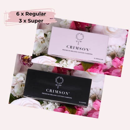 Medium Flow Organic Tampons - 6 Month Supply - ShopHub