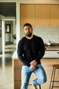 The Standard Long Sleeve - 100% Merino Wool, Black Merino 365 NZ