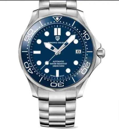Chrono Edge Waterproof Luminous Watch - 100M Water Resistant with Leather & Steel Strap Options | Men's Timepiece