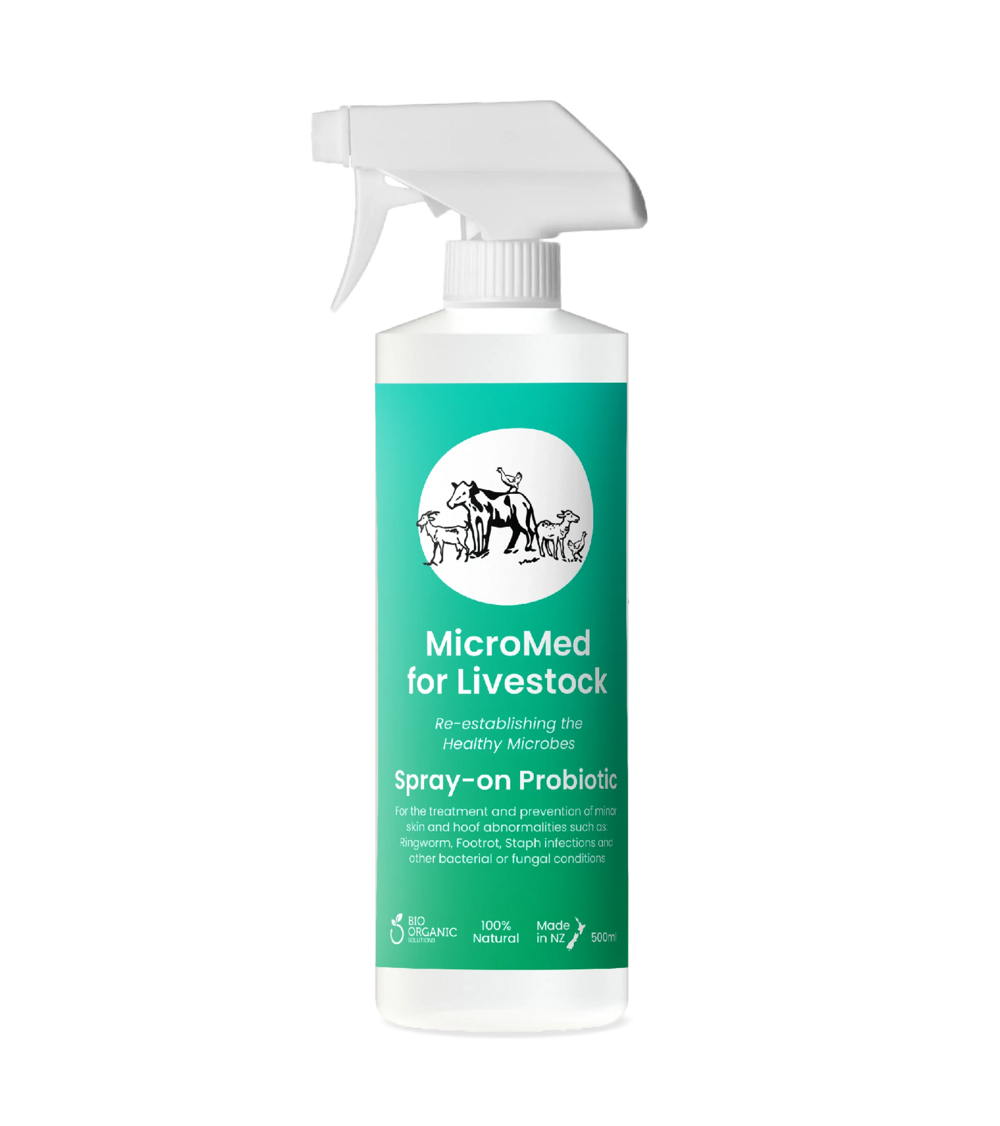 MicroMed for Livestock Acute Care – 4 x 500ml Bundle