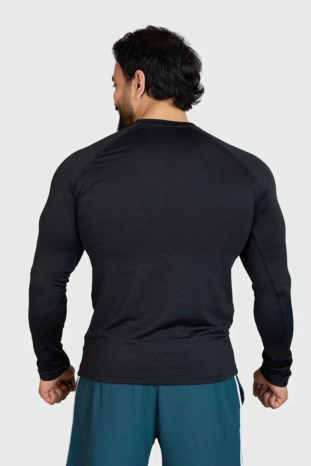 Midnight Fullsleeves T-shirt Black