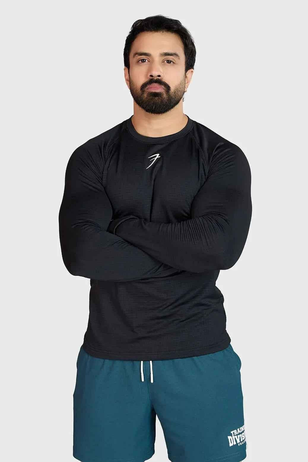 Midnight Fullsleeves T-shirt Black