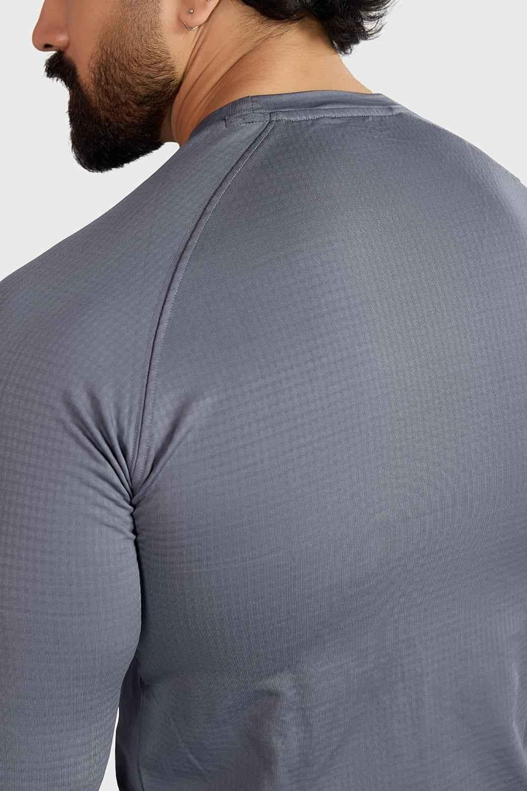 Midnight Fullsleeves T-shirt Light Grey