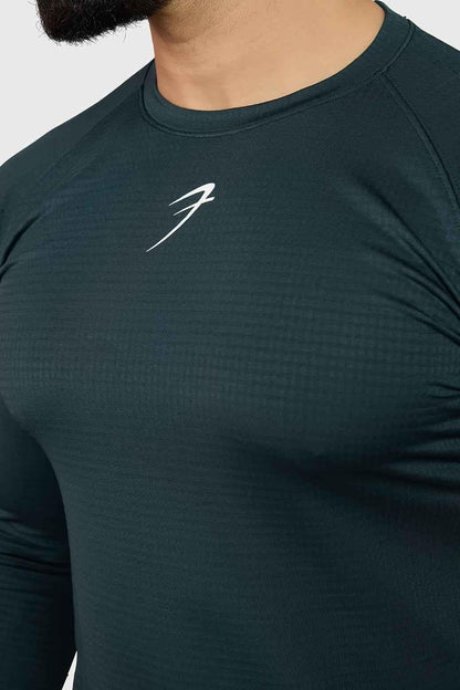 Midnight Fullsleeves T-shirt Sea Green