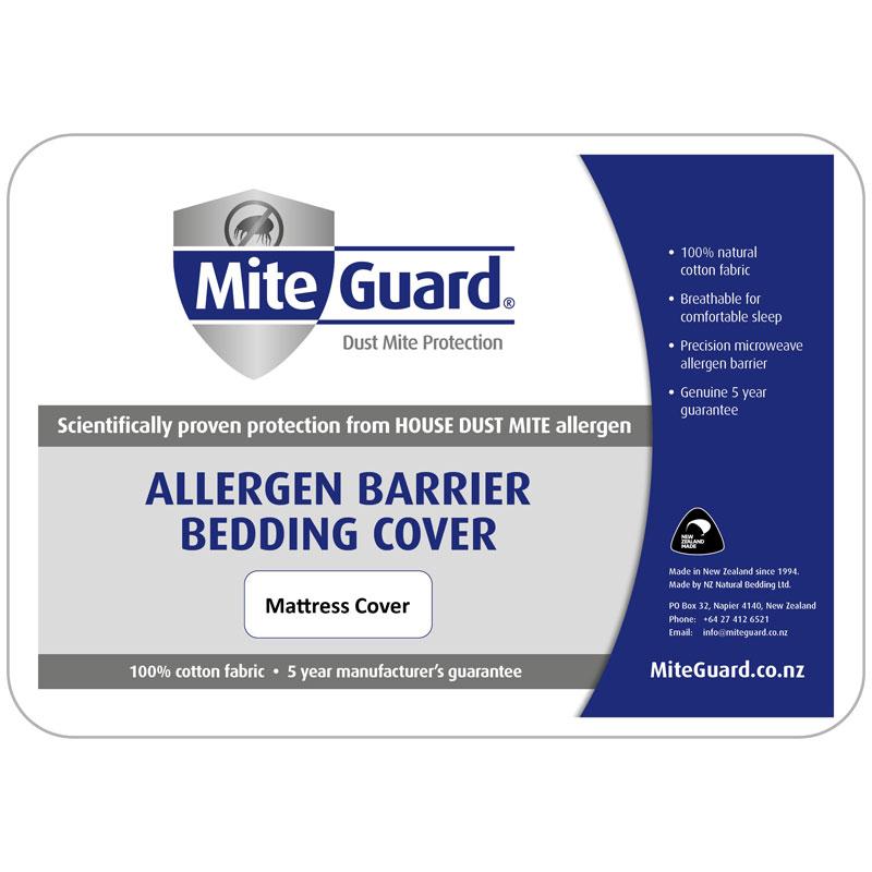MiteGuard Cot Mattress Cover MiteGuard
