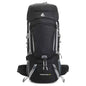 60L Water-Repellent Hiking Backpack with Rain Cover - Large Capacity Outdoor Pack for Adventures