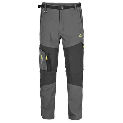 Quick-Drying Detachable Men's Hiking Pants - Convertible Zip-Off Shorts