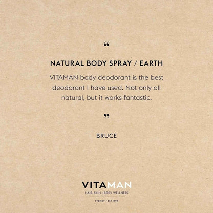 Natural Body Spray - Earth 100ml - ShopHub