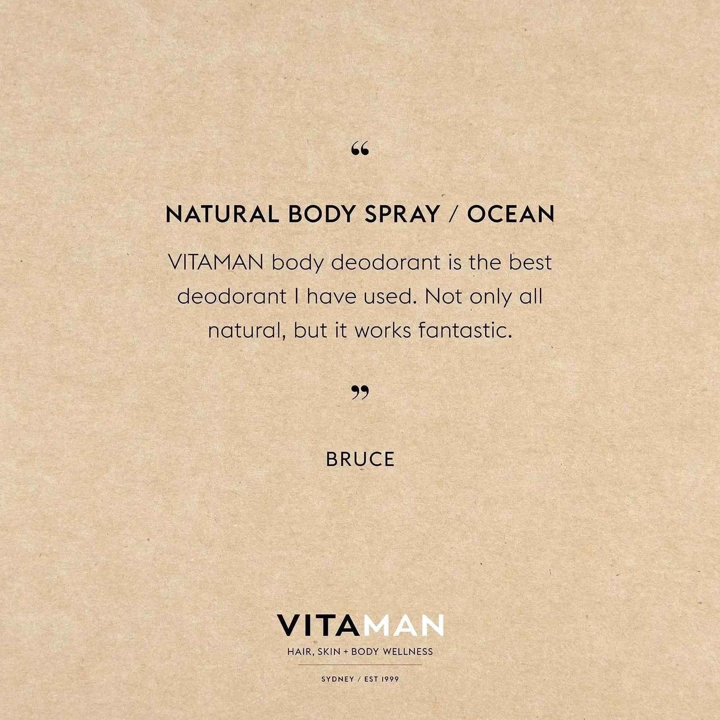 Natural Body Spray - Ocean 100ml - ShopHub