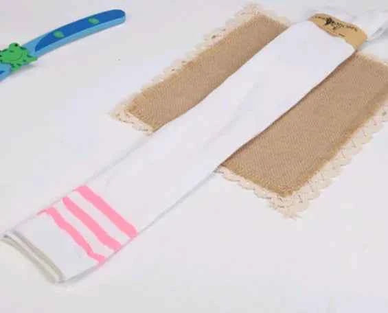 Striped Over-the-Knee Socks for Women - College Style Knee-High Fashion Socks