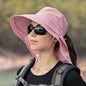 GREY Sun Hats Wide Brim Bucket Outdoor Fishing Hiking Cap UV Protection dealonline.co.nz