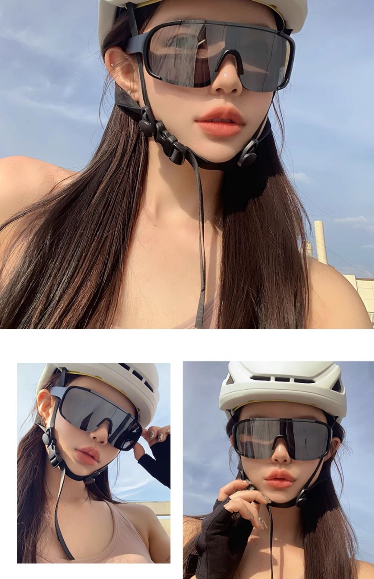 ECOTREK Cycling Sunglasses UV Protection – Windproof Outdoor Sports Glasses ECOTREK