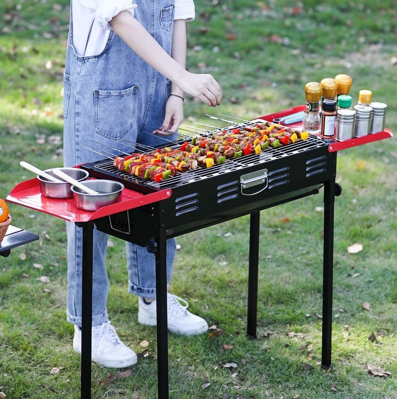 Barbecue Charcoal Grill Folding Portable Camping Hiking Picnics Market dealonline.co.nz