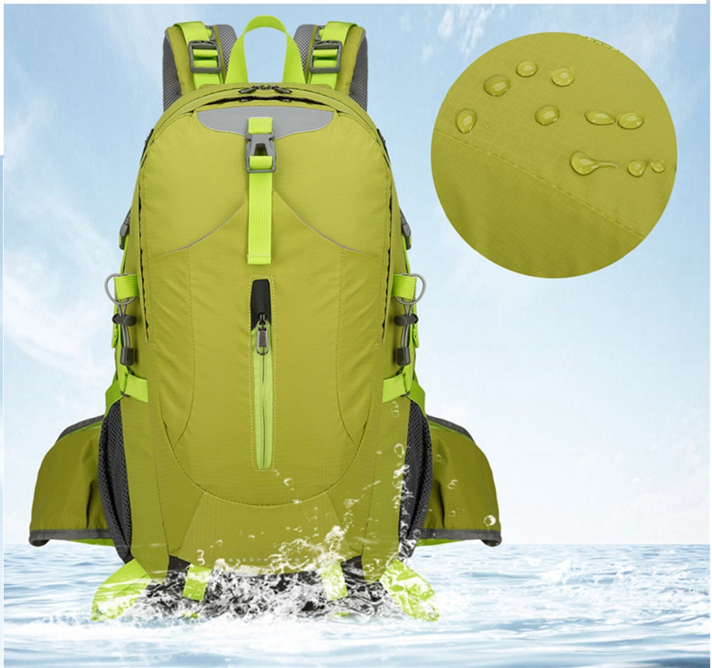 ECOTREK 40L Hiking Backpack – Waterproof Camping, Travel & School Camp Backpack RB3011 - ShopHub