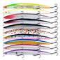 10pcs large fishing lures by dealonline.co.nz, 18cm hard bait lures with treble hooks, lifelike design for freshwater and saltwater fishing