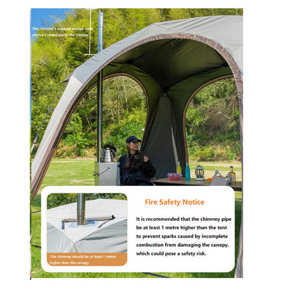 Automatic Dome Canopy & Tent – Includes 4 Side Walls and 1 Groundsheet ECOTREK