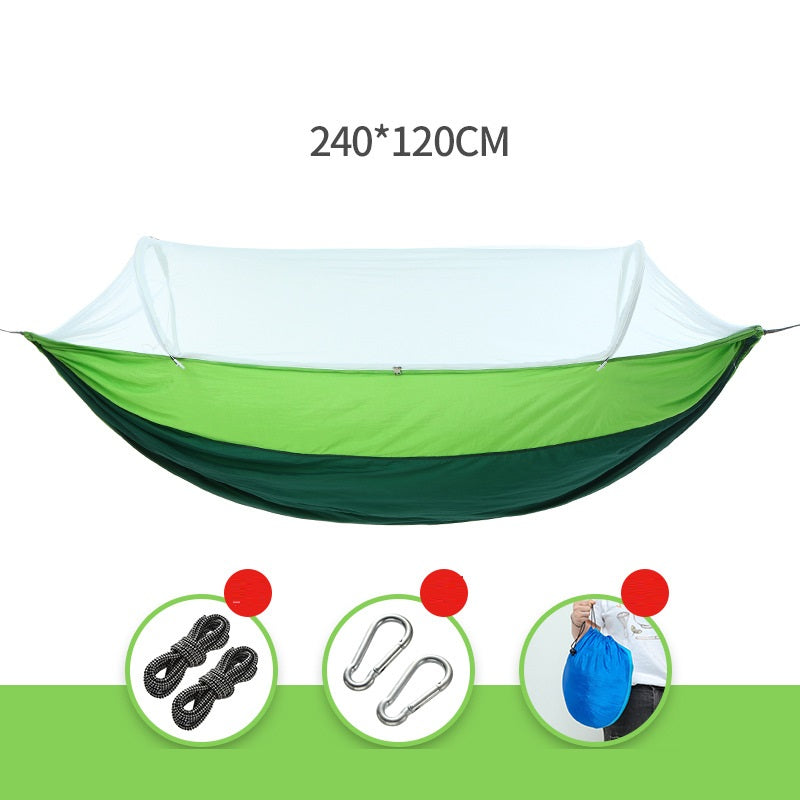 ECOTREK-Portable Automatic Quick-Open Mosquito Hammock with Net ECOTREK