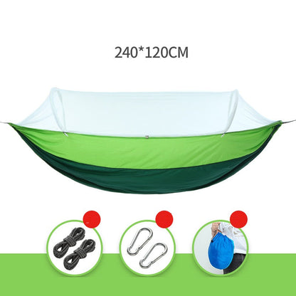 ECOTREK-Portable Automatic Quick-Open Mosquito Hammock with Net ECOTREK