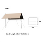 Square Sun Shade Sail – Waterproof Outdoor Canopy for Garden, Patio, and Parties ECOTREK