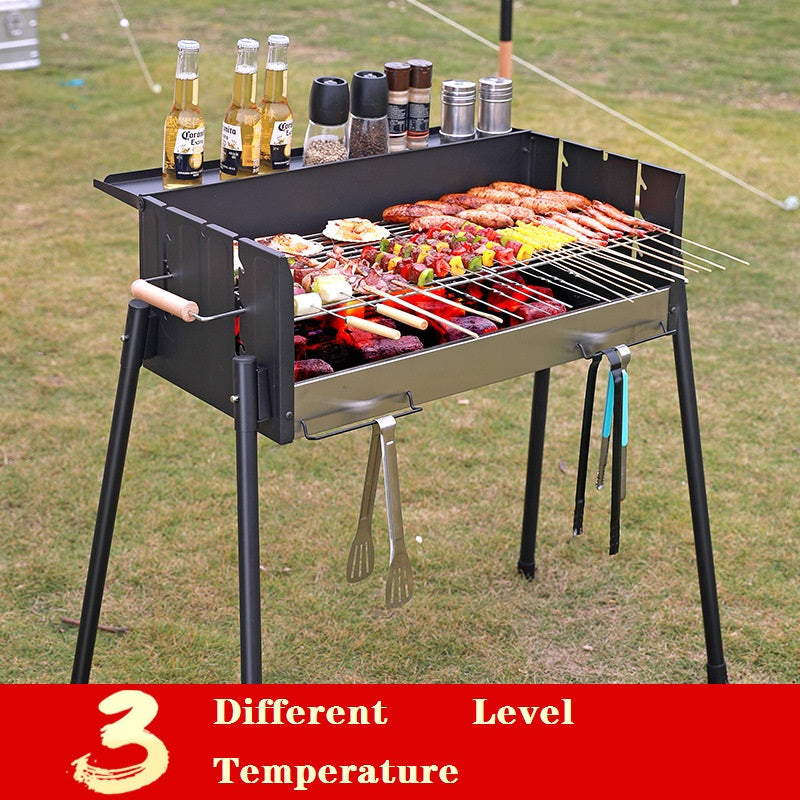 BBQ Grill Roast Stove Barbecue  Outdoor 3 Different Temperature dealonline.co.nz