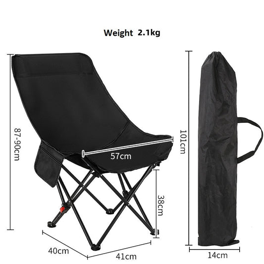 ECOTREK Three-Position Portable Folding Outdoor Chair ECOTREK