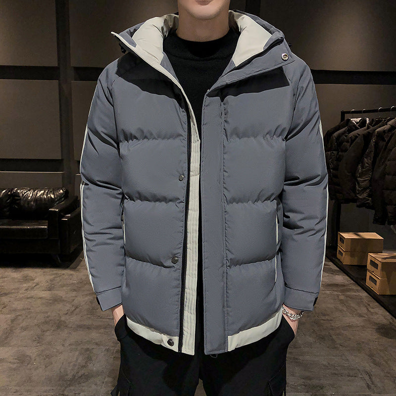 Men's Winter Jacket Grey L - 4XL dealonline.co.nz